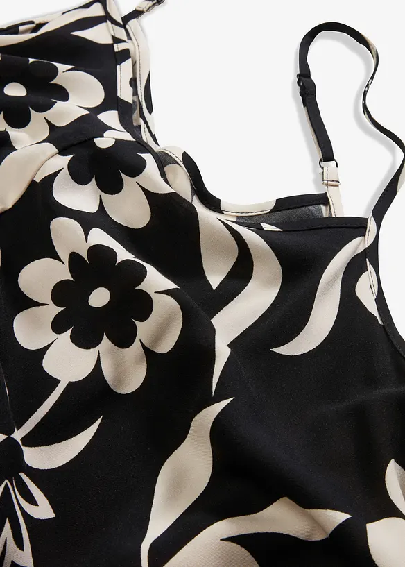 Wijde maxi jurk van soepele viscose, bonprix