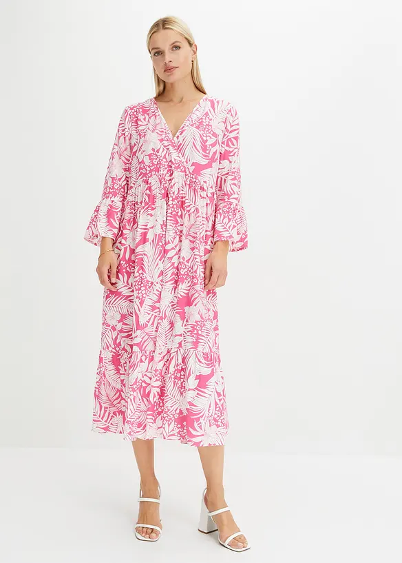 Gedessineerde tuniekjurk van soepele viscose, bonprix