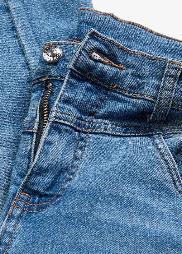 Skinny jeans mid waist, cropped, bonprix