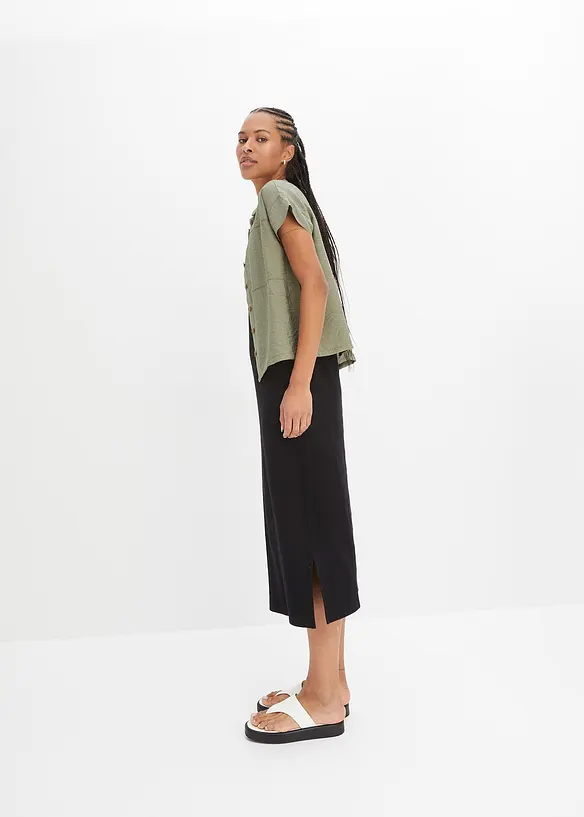 Jersey jurk van katoen met stretch, bonprix