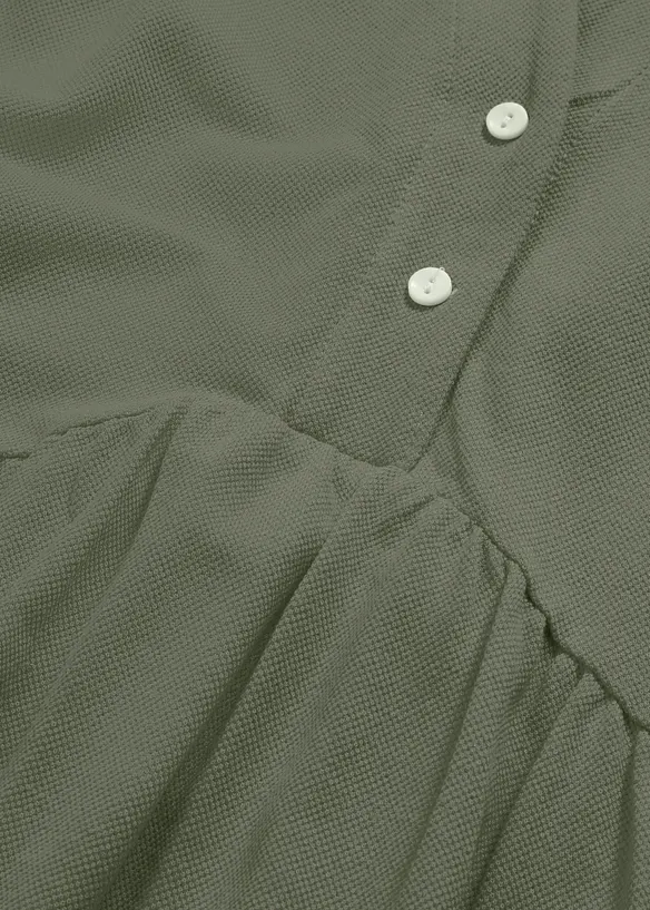 Shirtjurk met polokraag van biologisch katoen, bonprix