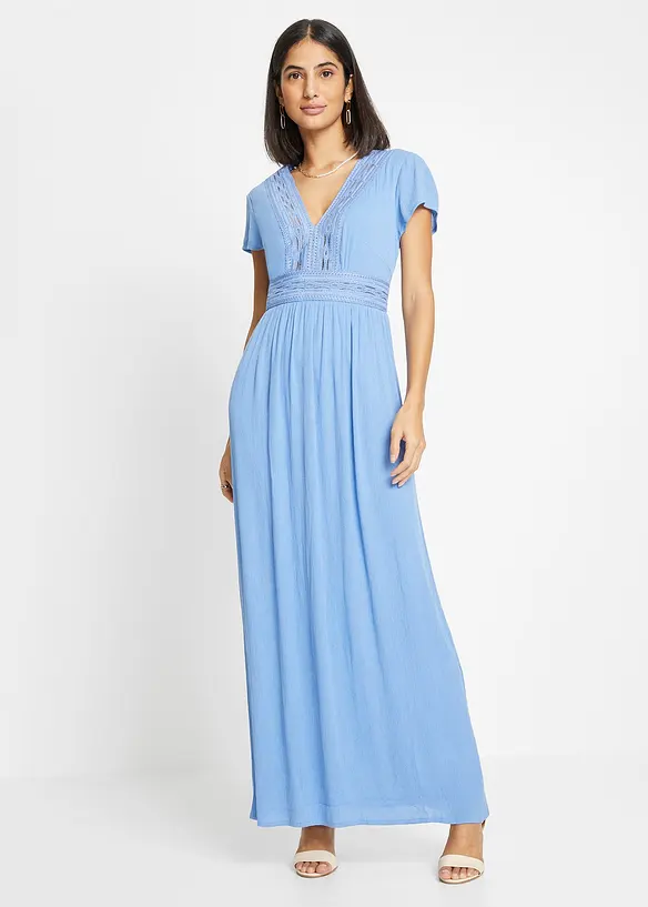 Maxi jurk van soepele viscose, bonprix