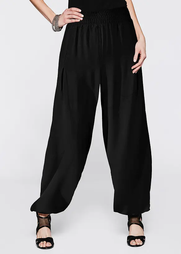 Palazzo broek van soepele viscose, bonprix