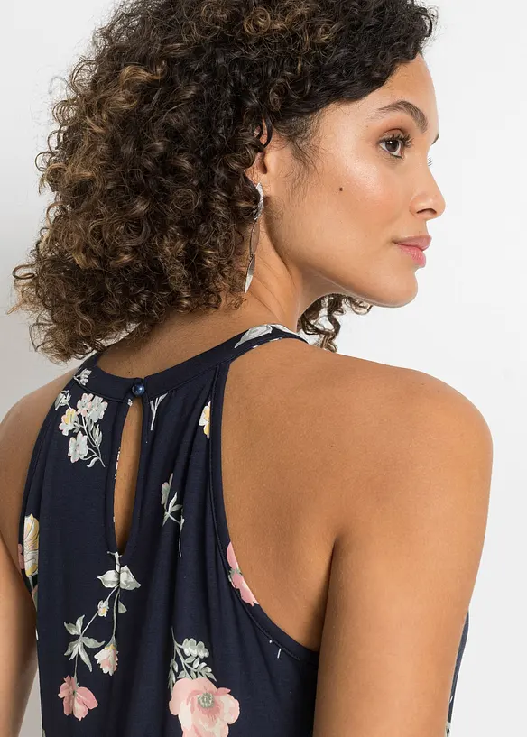 Gedessineerde top met viscose, bonprix