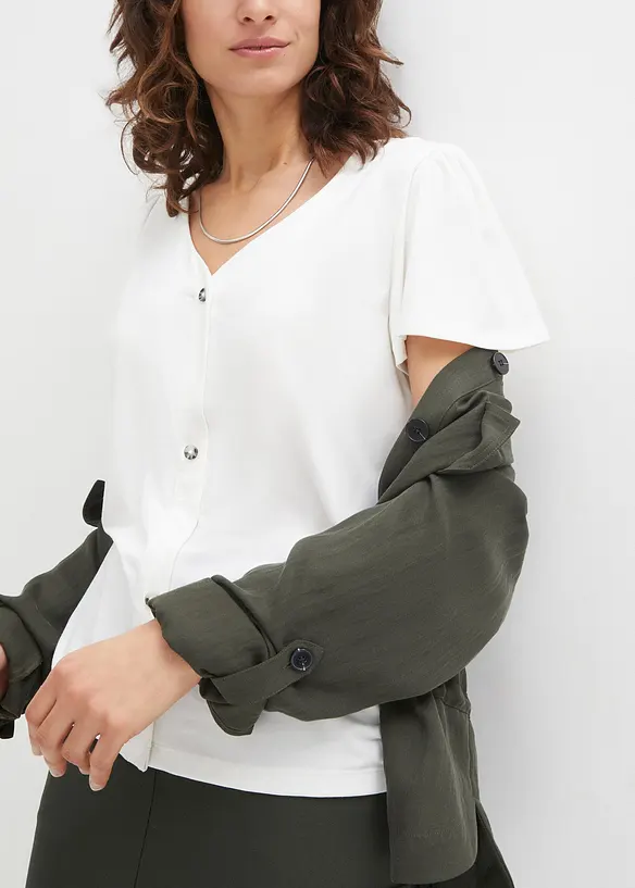 Shirt met knoopsluiting, bonprix
