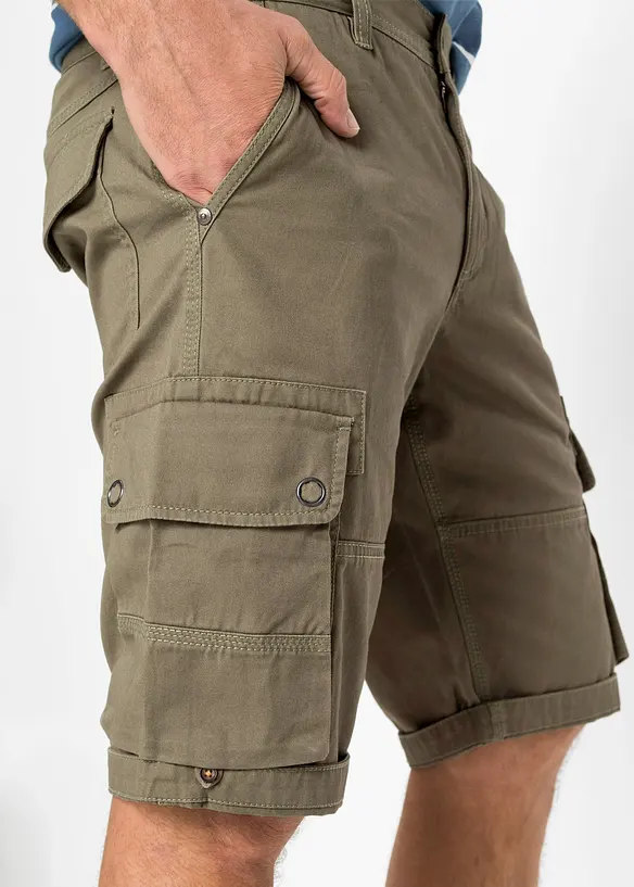 Cargo bermuda van katoen, regular fit, bonprix
