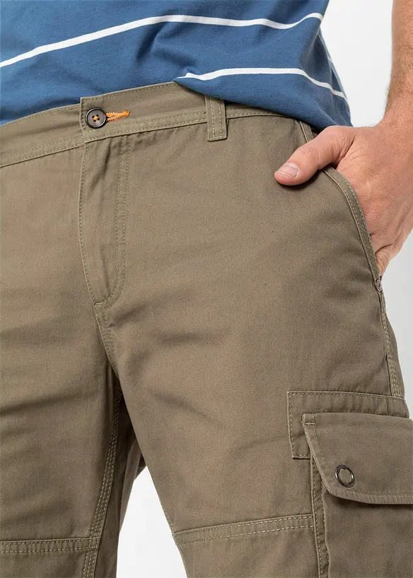 Cargo bermuda van katoen, regular fit, bonprix