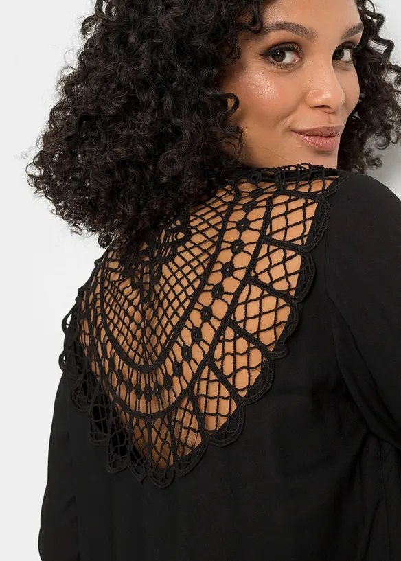 Kanten blouse, bonprix