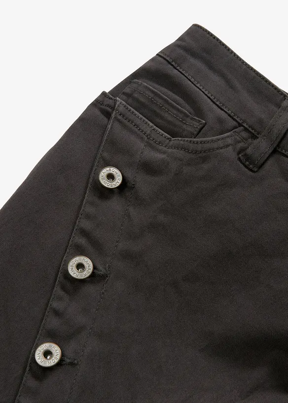 Twill broek van elastische katoenmix, bonprix