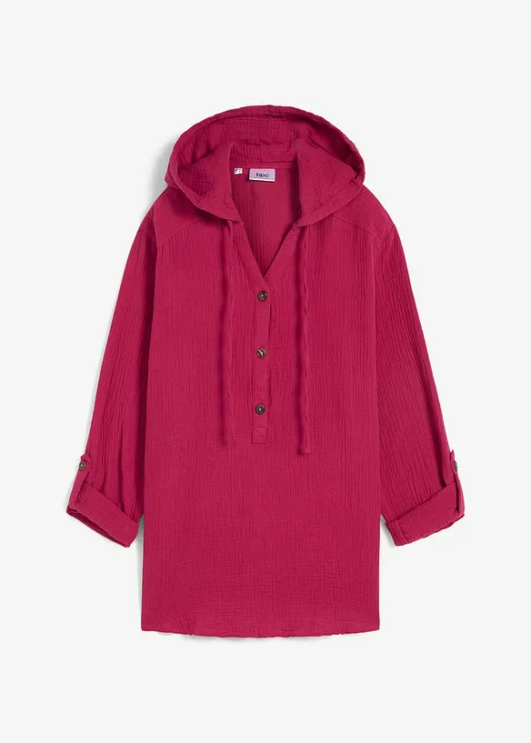 Mousseline blouse van katoen, bonprix