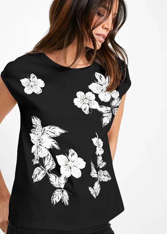 Shirt met bloemenprint, bonprix