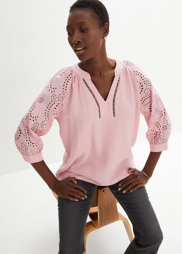 Tuniek van mousseline, bonprix