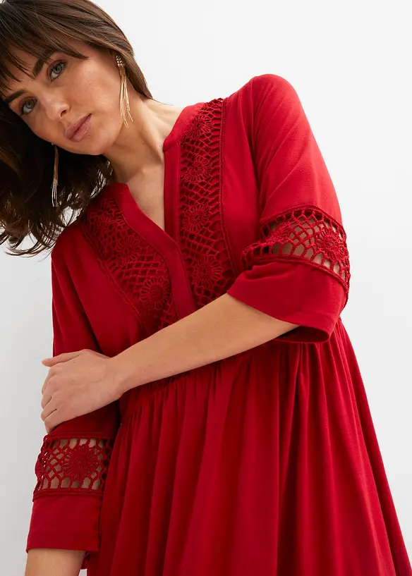 Tuniekjurk van zachte viscose, bonprix