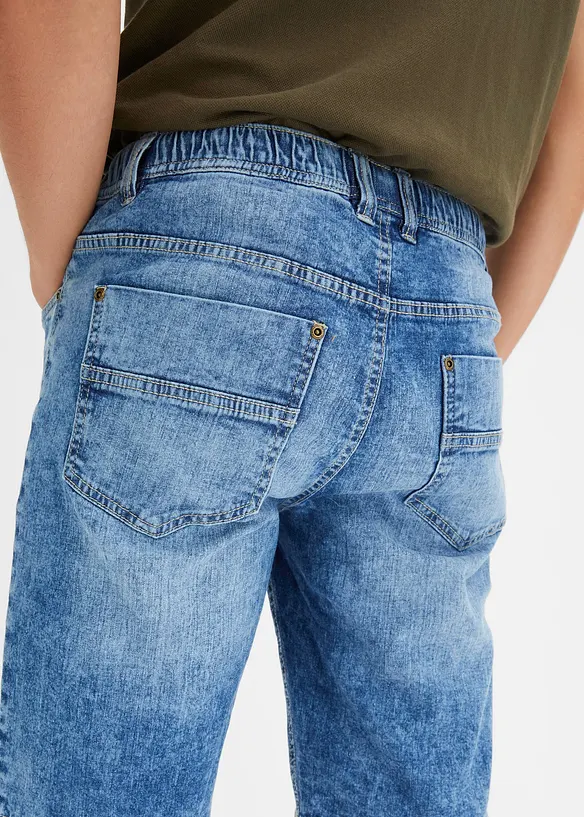 Licht stretch jeans instap bermuda , slim fit, bonprix