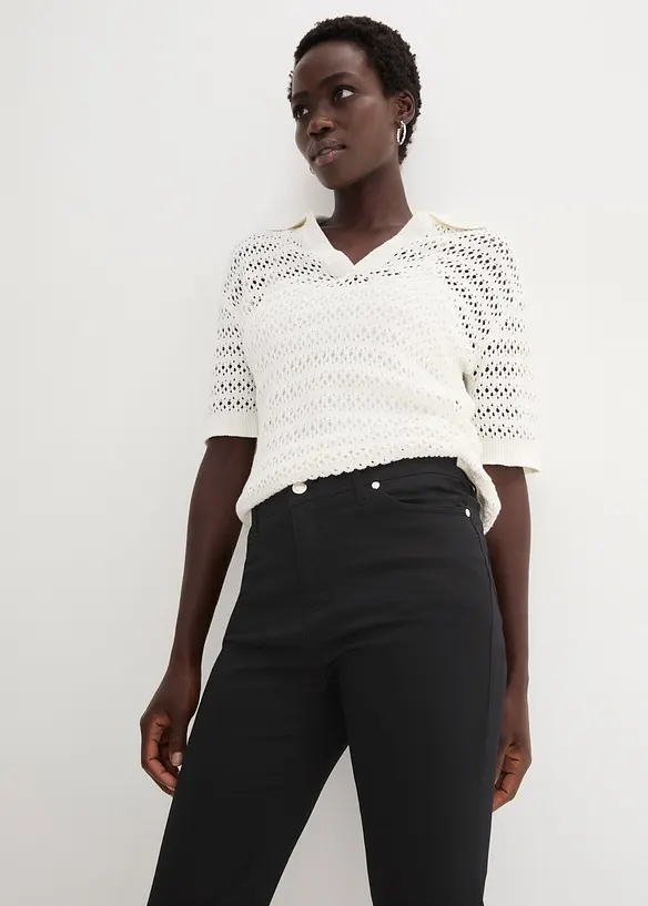 Stretch broek van katoen, bonprix