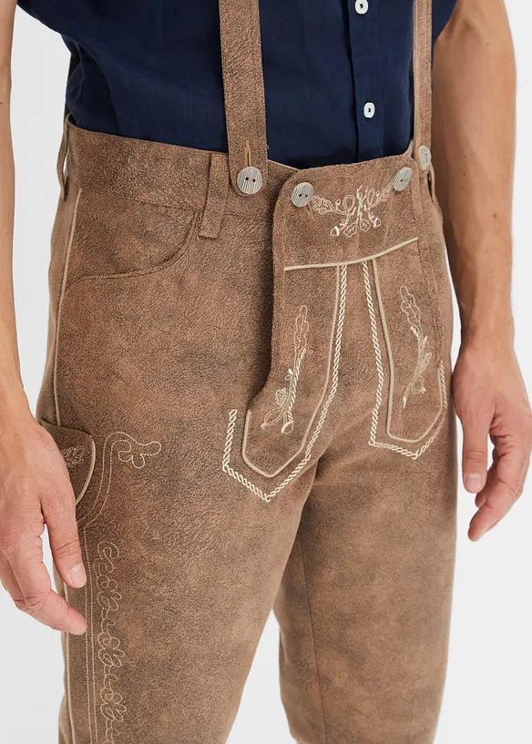 Tiroler kniebroek van imitatieleer, bonprix