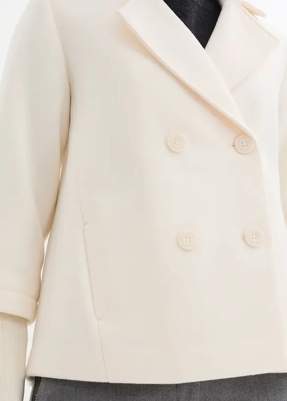 Peacoat met gebreide mouwen, bonprix