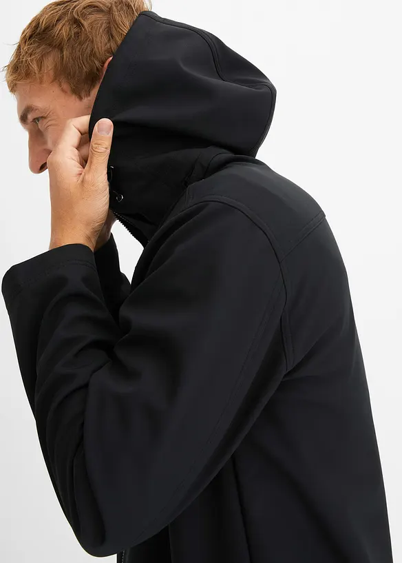 Softshell parka, waterafstotend, bonprix