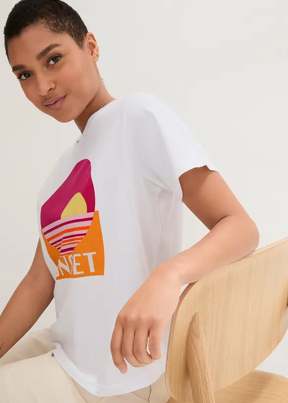T-shirt van puur biologisch katoen, bonprix