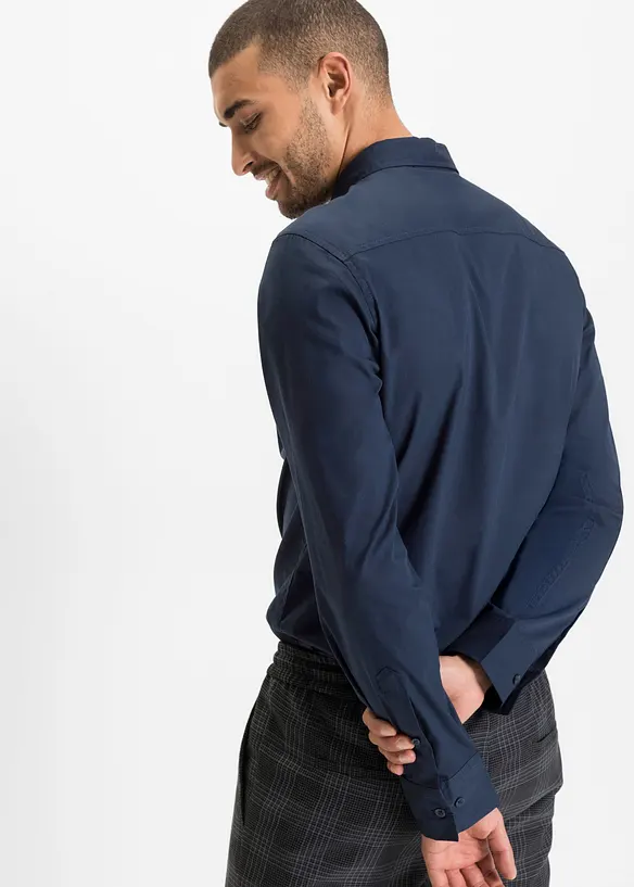 Stretch overhemd, slim fit, bonprix