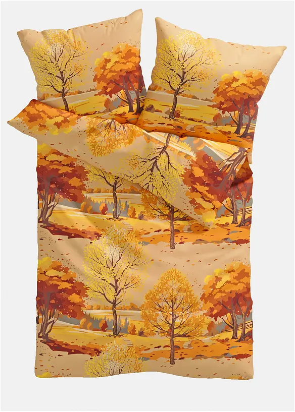 Dekbedovertrek met herfstlandschap, bonprix