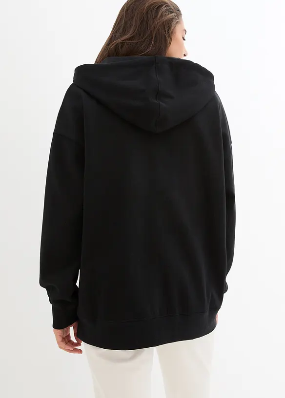 Oversized sweatvest met capuchon, bonprix