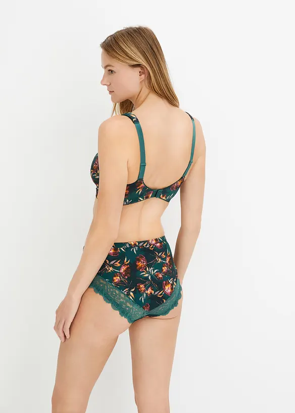 Maxislip met sierlijk kant (set van 2), bonprix