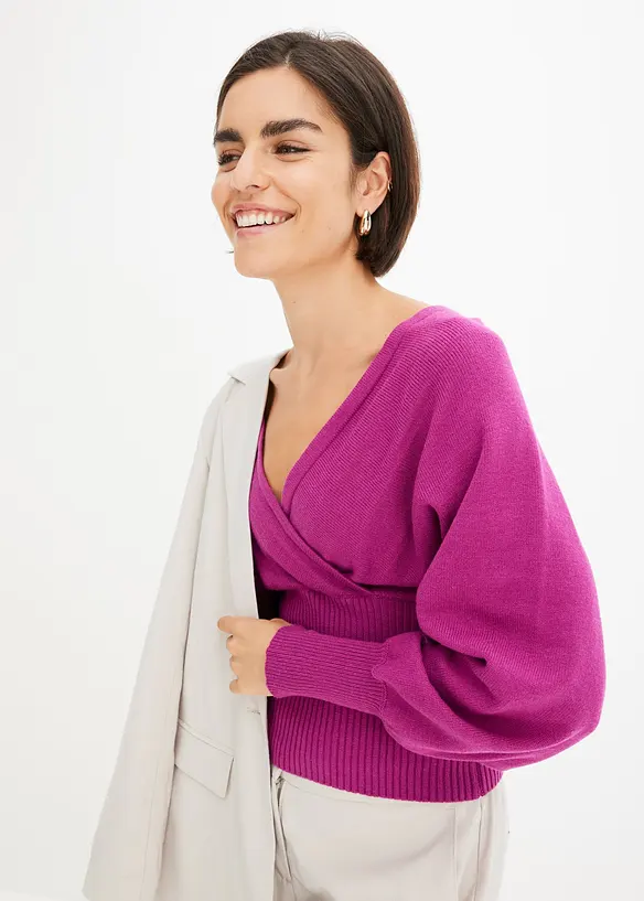 Trui van soepele viscose mix, bonprix