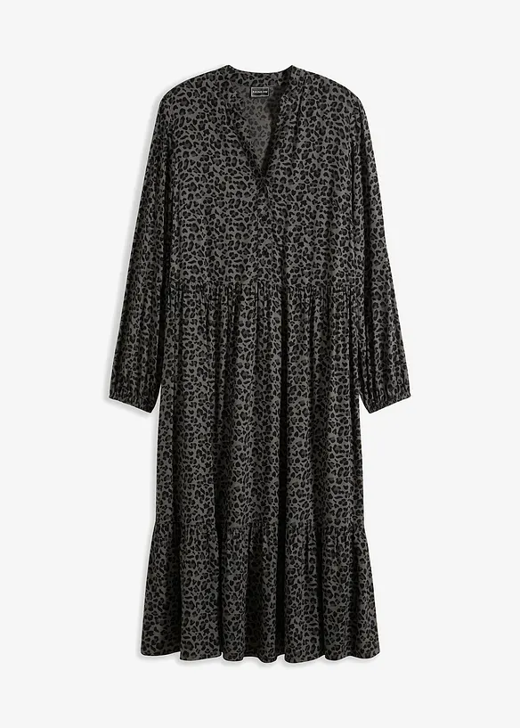 Midi jurk van viscose, bonprix