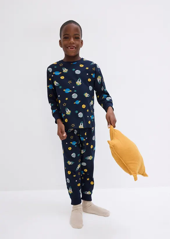 Jongens pyjama van biologisch katoen (4-dlg. set), bonprix
