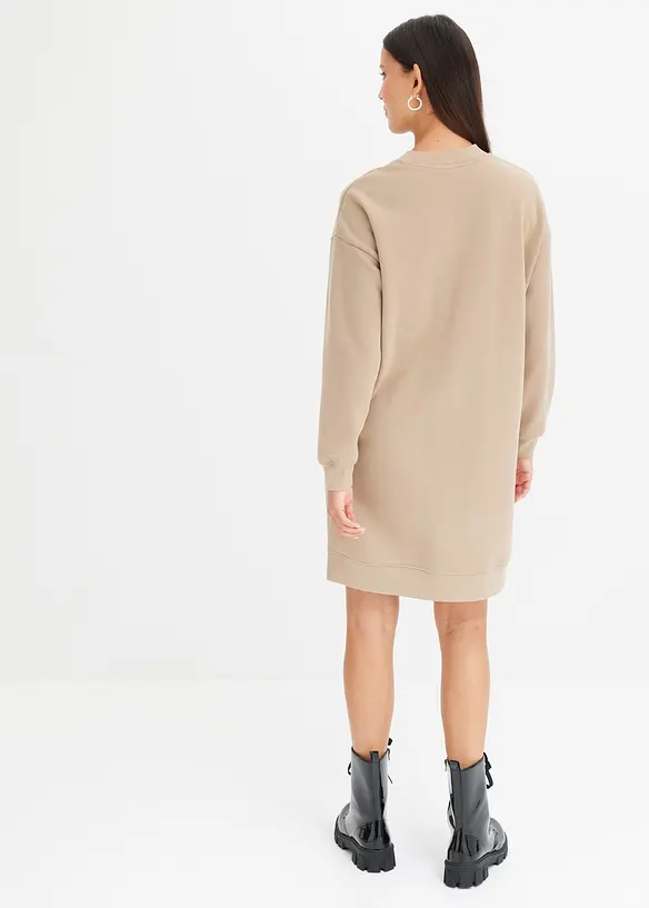 Oversized sweatjurk van een zachte katoenmix, bonprix