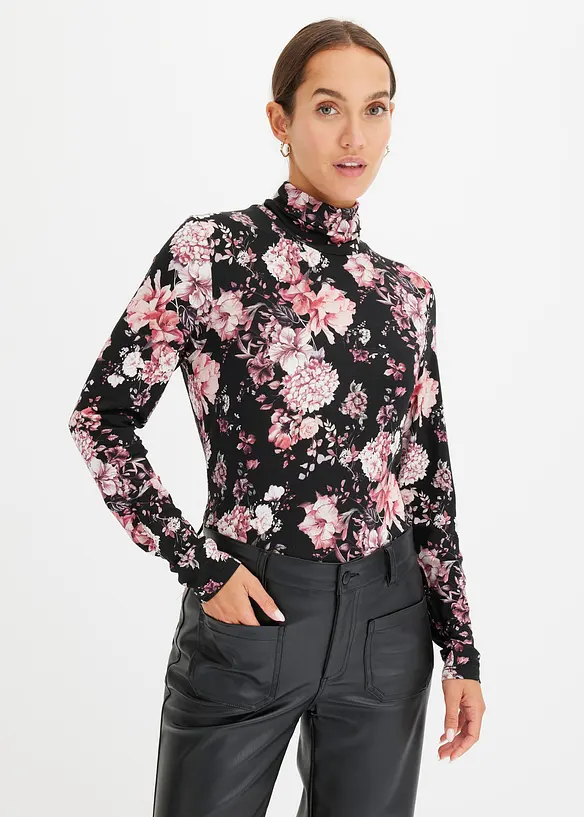 Longsleeve in een zachte viscosemix, bonprix