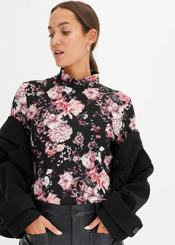 Longsleeve in een zachte viscosemix, bonprix