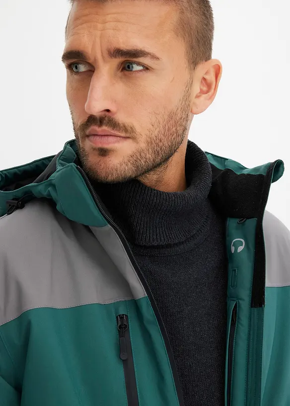 Ski-jas met sneeuwvanger, waterdicht, bonprix