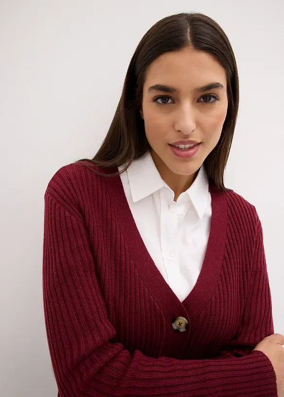 Geribt vest, bonprix