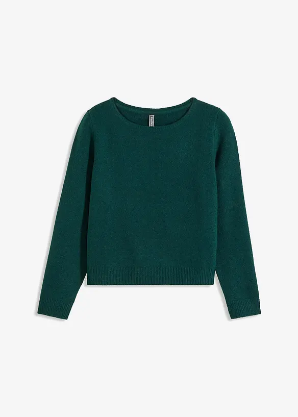 Gebreide trui met boothals, bonprix