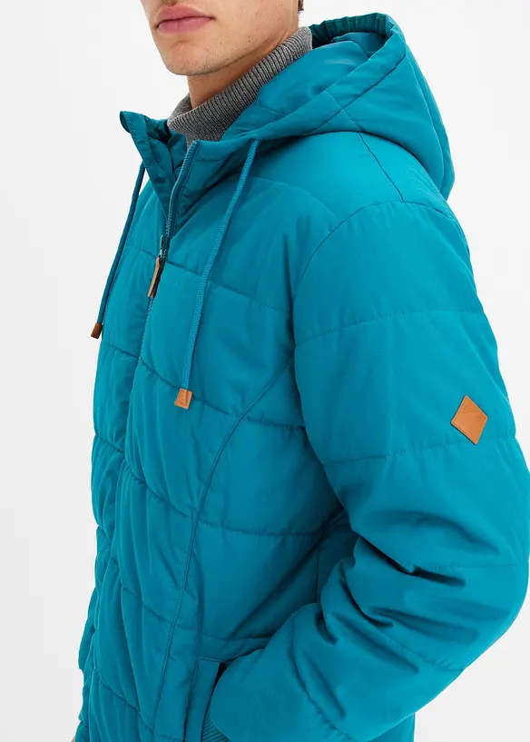 Lange gewatteerde winterjas, bonprix