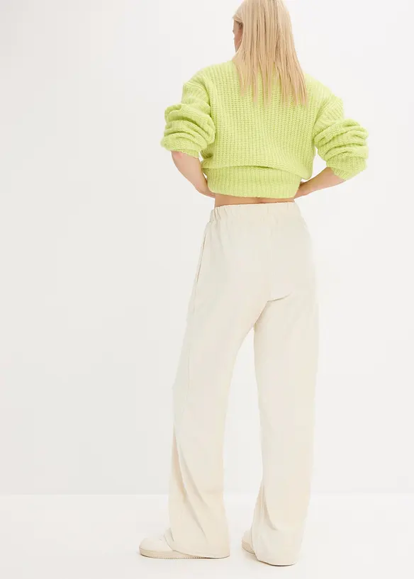 Wijde corduroy broek, bonprix