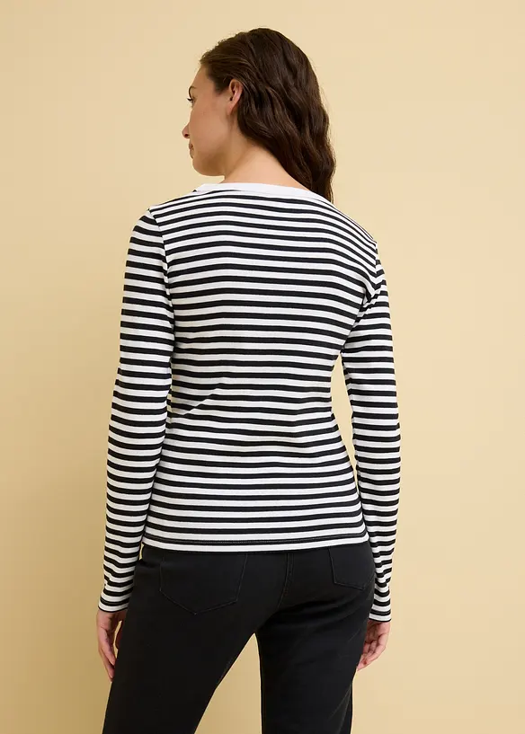 Longsleeve van biologisch katoen, bonprix