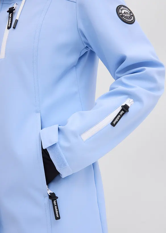 Softshell jas, waterafstotend, bonprix