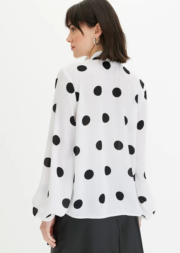 Blouse met strik, bonprix