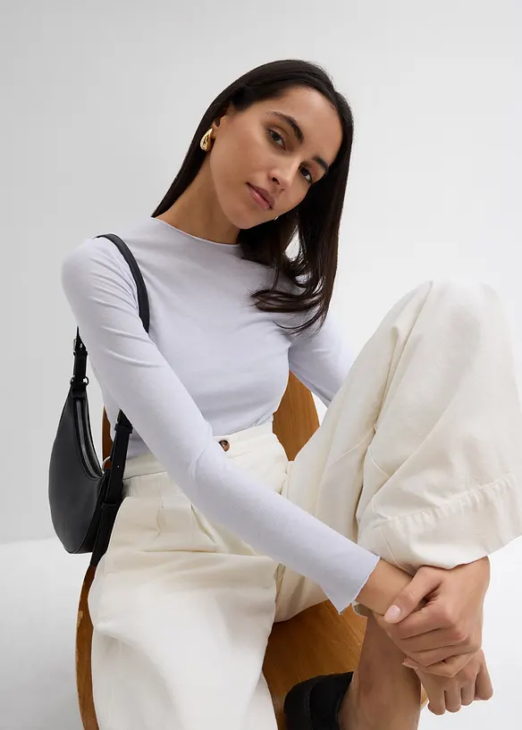 Semi-transparante longsleeve, bonprix