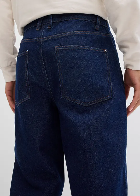Loose fit stretch jeans, straight, bonprix