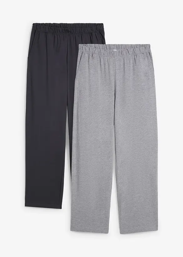 Pyjamabroeken van jersey (set van 2), bonprix