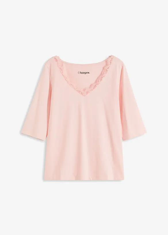 Shirt met kant, bonprix