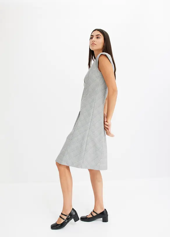 Glencheck jurk, bonprix