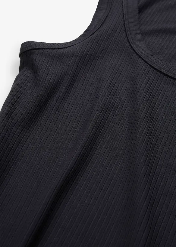 Ribtop met zacht viscose, bonprix