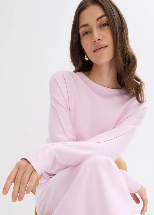 Midi jurk van comfortabel Punto di Roma, bonprix