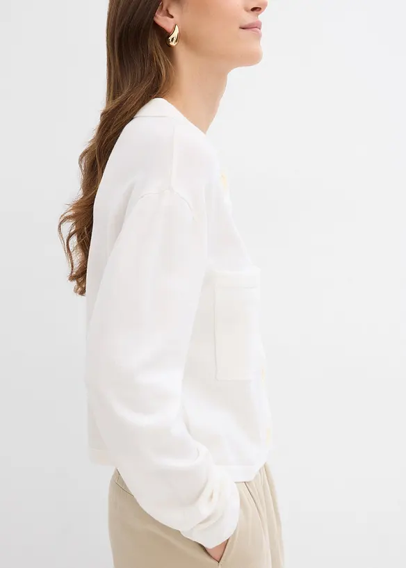 Kort fijngebreid vest, bonprix