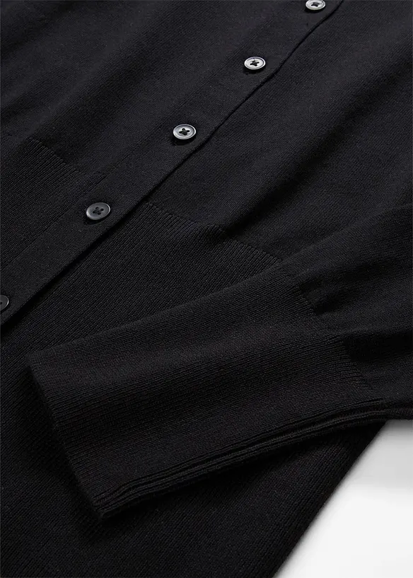 Gebreid vest in een katoenmix, bonprix